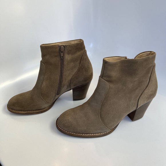 PAUL GREEN RILEY TAUPE SUEDE ROUND TOE ANKLE BOOTIE UK 3.5 (US 6) - Picture 2 of 14